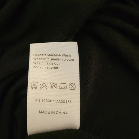 Freya Halter Neck Black Swim Cover Up Dress sz S - Picture 7 of 9